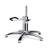 Lanvain ® Chrome Hydraulic Pump with Star Polished Aluminium Legs Base for Styling Chair XBC - 50 - 3 - GreenLife - Accessories